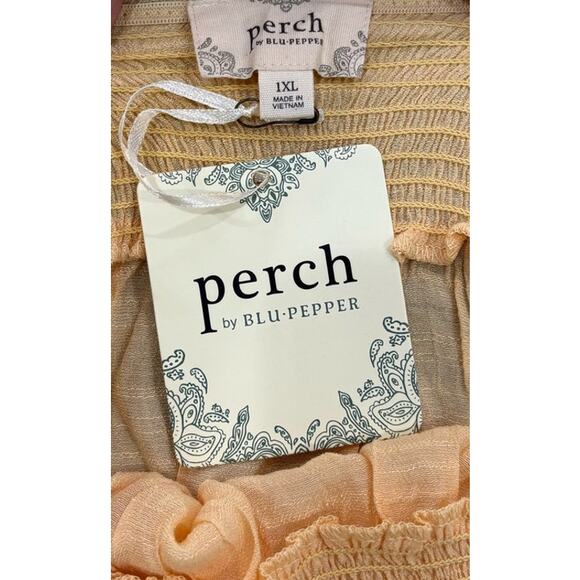 Anthropologie Perch By Blu Pepper Embroidered Top 1XL - Picture 5 of 7